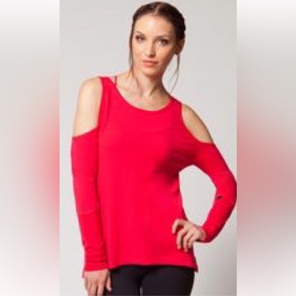 Splits59 Tops - Splits59 Cold Shoulder Long Sleeve Top